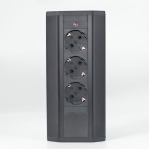 OEM/ODM Corner power socket EU Electric Power socket with 3 AC power outlet