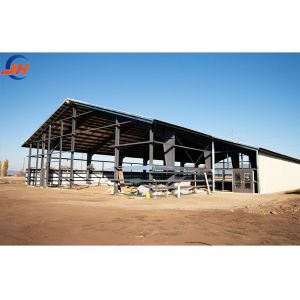 Low Carbon Steel Prefabricated Commercial Building Warehouse with Convenient