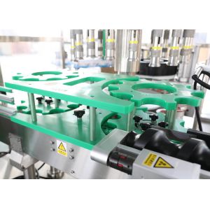 Rotary / Linear Hot Melt Glue Labeling Machine For Liquid Beverage Packaging