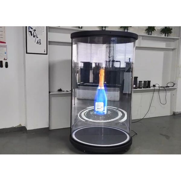 75inch Hologram Display Real Time Holograms Life Size 3D Hologram Cylinder