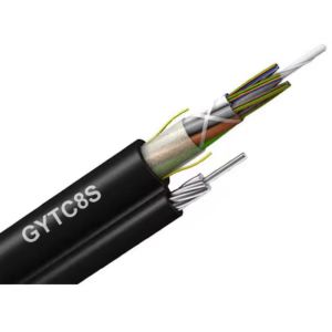 China 96 Core Aerial Self-supporting Fig 8 Structure GYTC8S With Messenger Wire Optical Fiber Cable Price on sale