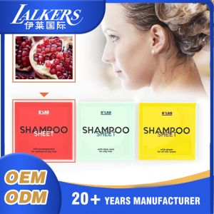 Disposable Dissolvable Shampoo Tablets Customizable Quick Dissolve Compact