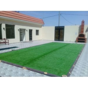 60mm Curved Wire Artificiel Synthetic Grass For Garden