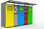 University Multi-Container Waste And Garbage Reverse Recycling Vending Machine