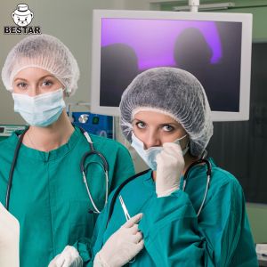 Dust Proof Disposable Mob Cap SPP Double Elastic BSH2017 Disposable Head Cap