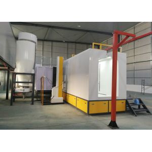 Automatic Recycling PP Large Powder Coating Booth High Efficient