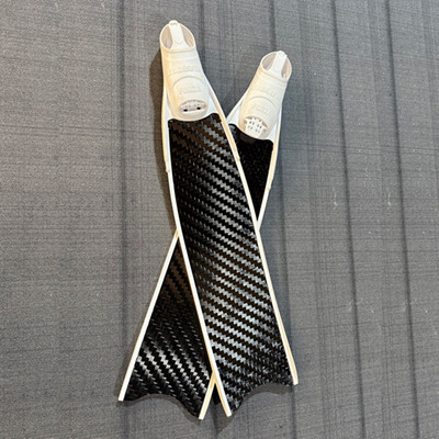 Customizable Lightweight Long Blade Freediving Fins Carbon Fiber For Spearfishing