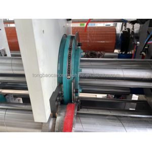 Flexo Plate Carton Box Printing Slotting Machine with 2 Color Printing Die