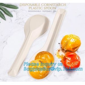 6 inch Tea/Soup/ice cream/tasting spoons Eco-friendly tableware corn starch