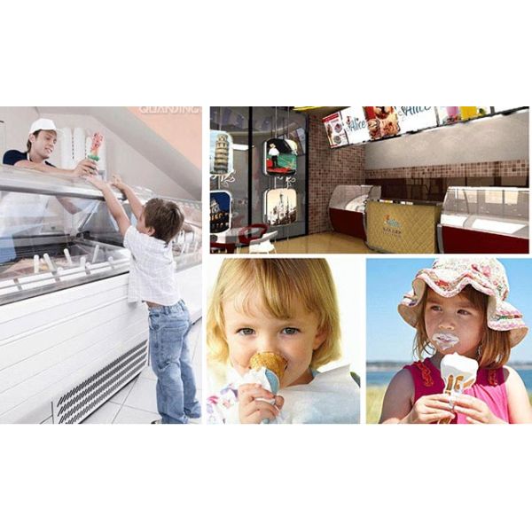 Softy Automatic Ice Cream Vending Machine Large Capacity 20-25(L/H)