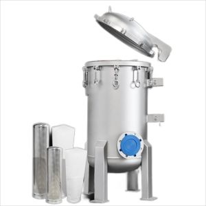 SUS316L/SUS304 Multi Bag Filter Housing with Feeding Pump Honey Filtration at