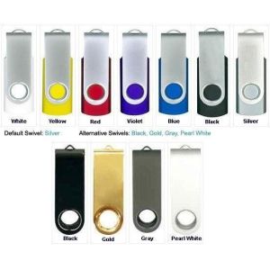 Twister Colorful Swivel USB Flash Drive / Swivel Usb Memory Stick CE ROHS