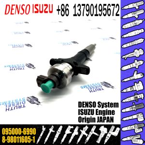 Fuel Injector 095000-6990 For IS-UZU Engine 8-98011605-0 8-98011605-1 8-98011605