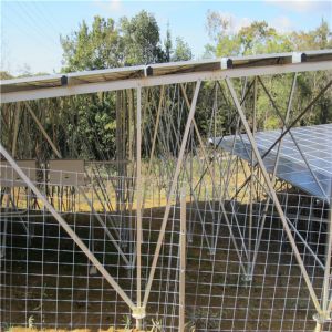 Solar Panel Structure Ground Galvanized Wire Mesh Panels On Grid Solar Steel