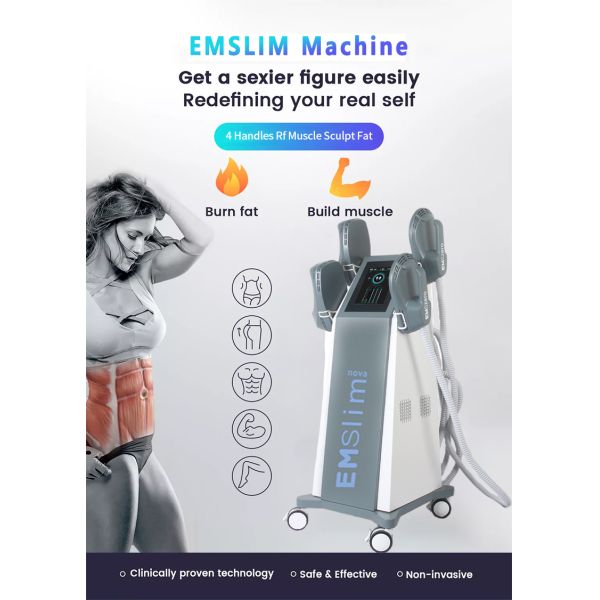 5 - 100Hz RF Body Slimming Machine 2800W Sculpture Weight Loss Machine Electrical