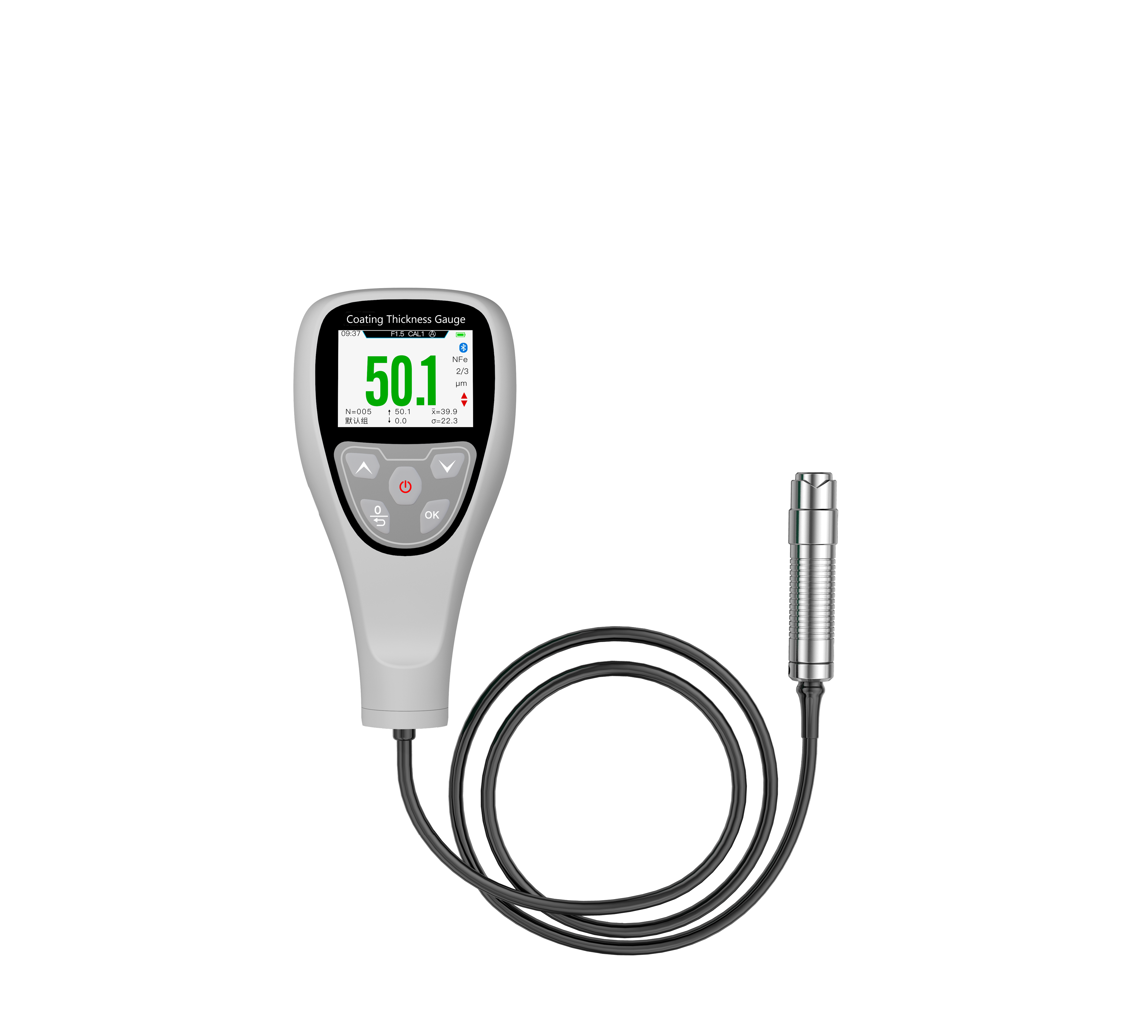 Cheap Fixed Split Type Coating Thickness Tester Coating Thickness Gauge For Chromium And Powder Coating for sale