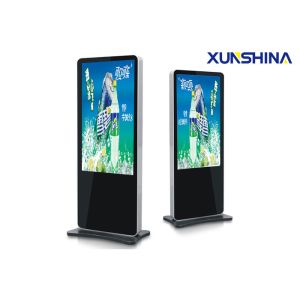 Touch Screen Digital Signage Kiosk Free Standing 55 inch For Advertisement