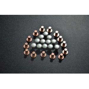 Electrical Contact Rivets Soild Welding Contact Tips With Low Electrical