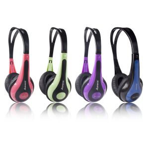 Switching 40mm 30mW Educational Wired Headphones For PC