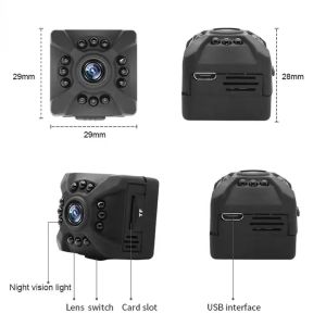 CMOS X5 Mini WiFi Security Camera Wireless HD 1080P Plastic Material