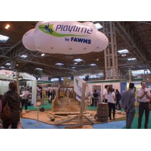 Inflatable LED Flying Helium Cloud / PVC Helium Advertising Balloons