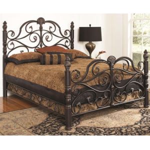 China Customizable Hotel King Size 1.5mm Metal Double Bed on sale