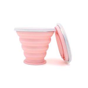 270ml Portable Ultra Thin Flexible Silicone Folding Cup