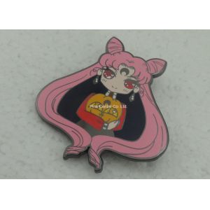 Personalised Hard Enamel Lapel Pin Gold Plating Plain And Flat Back