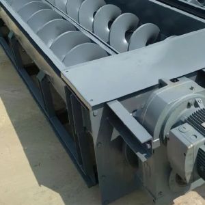 Customized Shaftless Screw Conveyor with Versatile Power Options for Constructio