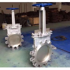 PZ73H metal seal knife gate valve according to JIS standard