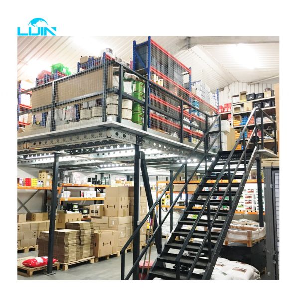 Quality Multi Level Design Warehouse Storage Steel Q235B Mezzanine Flooring Racking Systems wholesale