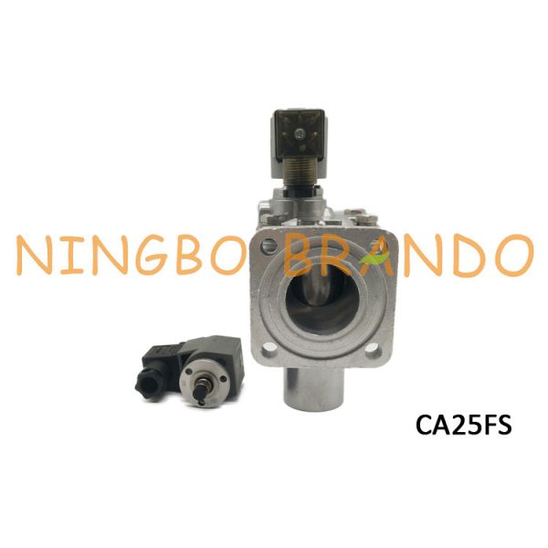 Goyen Type 1" Outlet 1-1/2" Inlet Flanged Valve for Reverse Pulse Jet Systems In