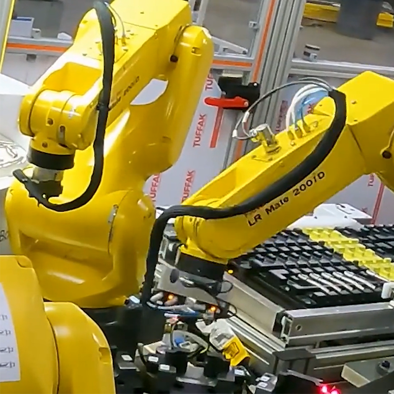 Automatic Industrial 6 Axis Robot FANUC LR Mate 200iD/7WP Assembly Handling