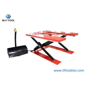 1 Tonne Low Profile Electric Lift Tables Cart Portable Pallet Scissor Lift Table