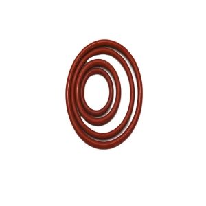 Customer High Temperature Waterproof Silicone O-Ring Red and White Rubber Ring