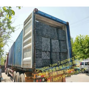Gauge Perforated Square Tube Steel Fence Posts Q235 Material ASTM A1011 Grade 50