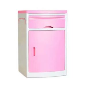 Nursing Home Hospital Bedside Cupboard Movable Compact And Lightweight