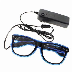 Party Rave Festival Luminous LED Glasses Cold Neon Light Flashing