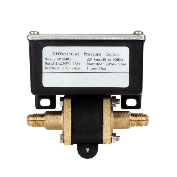 Single Adjustable Setpoint Water Differential Pressure Flow Switch for Filters 4