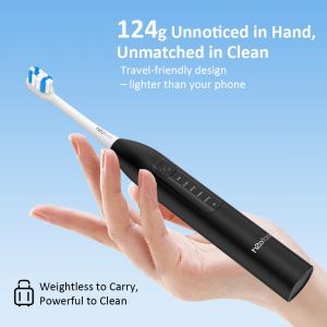Electric Toothbrush with Water Flosser, 3 in 1 Teeth Cleaning Kit with 4 Modes