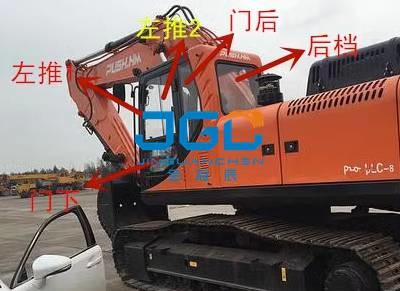 PZ220 165 250 330-8 Excavator Glass Doors And Windows Left And Right Front And