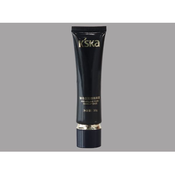 Quality 20-60ml D25mm Custom Empty Cosmetic Squeeze Tubes Plastic Liquid Foundation Cream Oval Tube wholesale