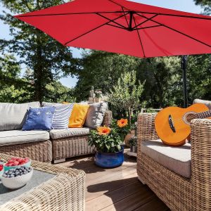 Canopy, Cantilever Umbrella Hanging Umbrellas, Fade Resistance & Water-repellent