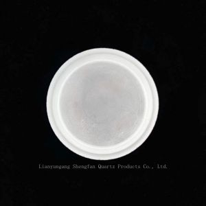 China High Performance Clear Frosted Thick Wall Sheet Quartz Glass Disc Laboratory Glassware on sale