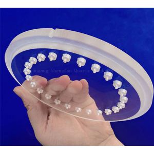 Custom Quartz Glass Step Sheet / Punch Sheet High Temperature