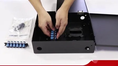 MTP-LC Cassette Module with Zirconia Ceramic Sleeves Aluminium Body and MTP/MPO