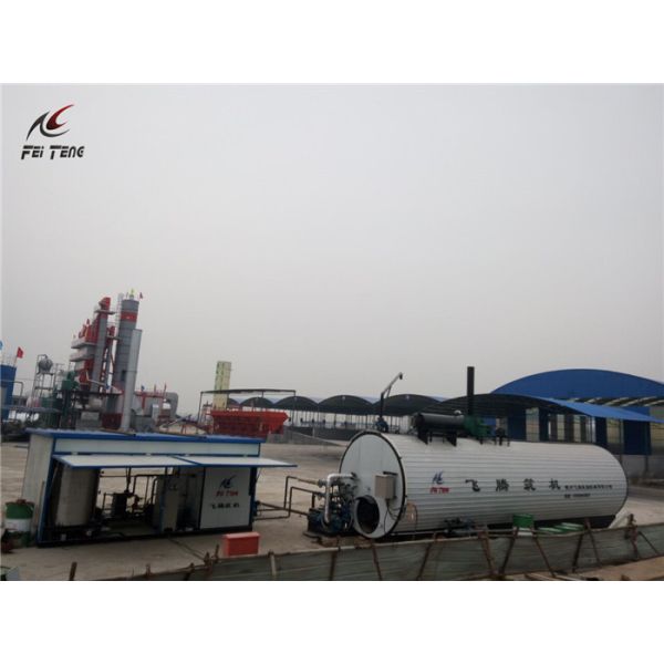 Two Soap Tanks Asphalting Machine , Auto Control Road Construction Machine