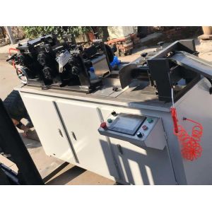 High Speed Radiator Fin Forming Machine 5mm Height 1.5mm Tube Thickness