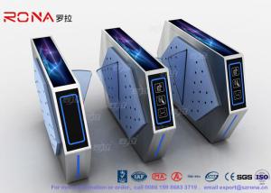China Fast Lane Flap Barrier Gate Turnstile Barrier Gate Flap Barrier With Anti-Reversing Passing on sale