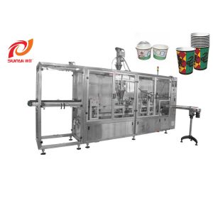 China SUNYI 6000pcs/H Plastic Cup Filling Sealing Machine on sale